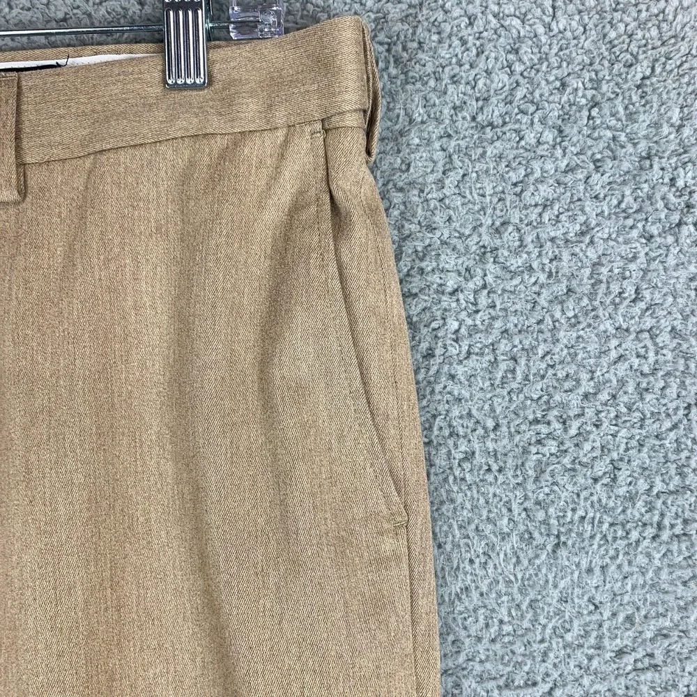 Lands End Pants Mens 34 Tan Traditional‎ Fit Straight Chino Business Casual Work